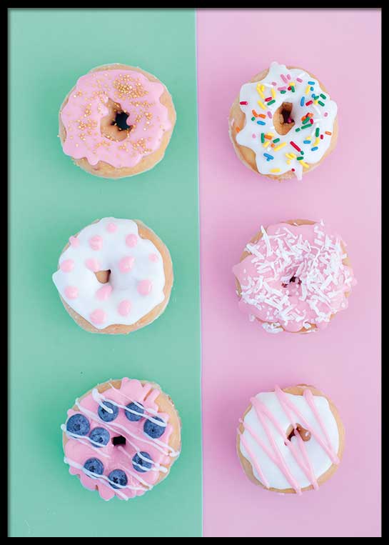 PASTEL DONUTS POSTER