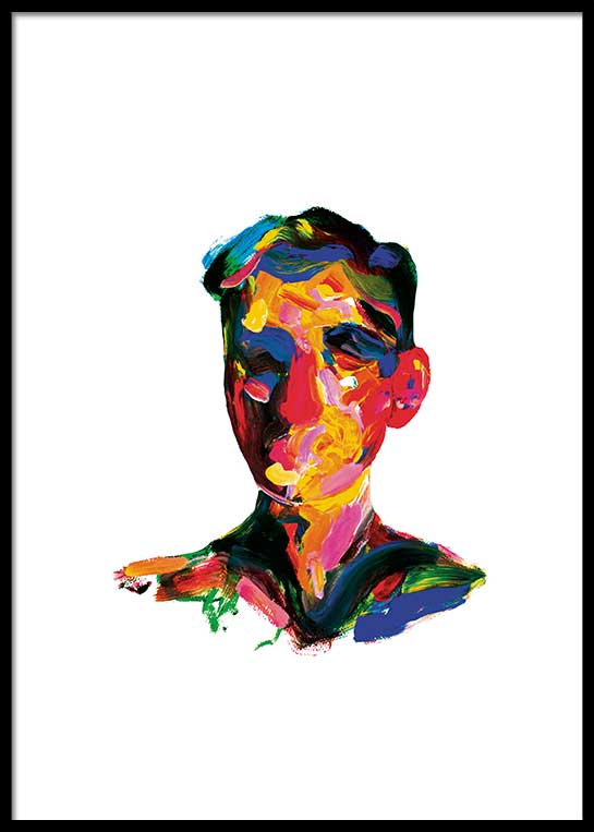 ABSTRACT PORTRAIT POSTER