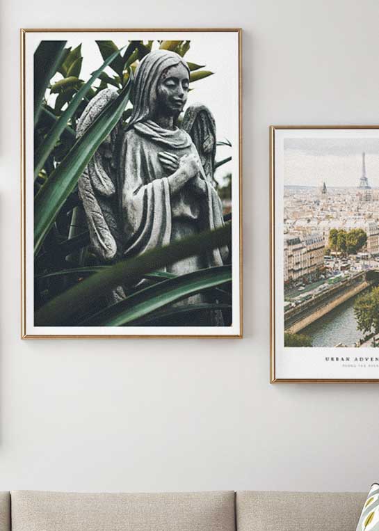 STATUE GREENERY POSTER