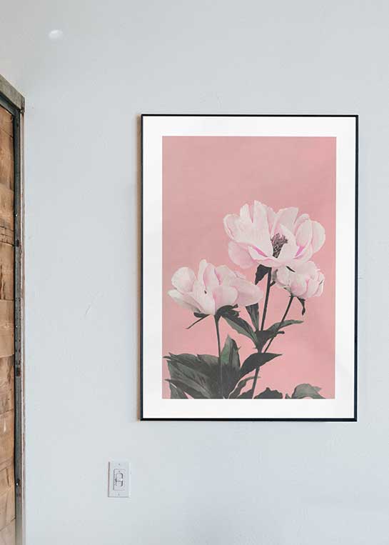COLORIZED VINTAGE FLOWERS NO. 2 POSTER