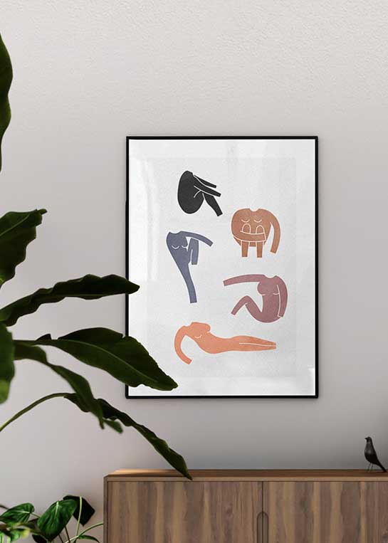 RELAXING BODIES POSTER